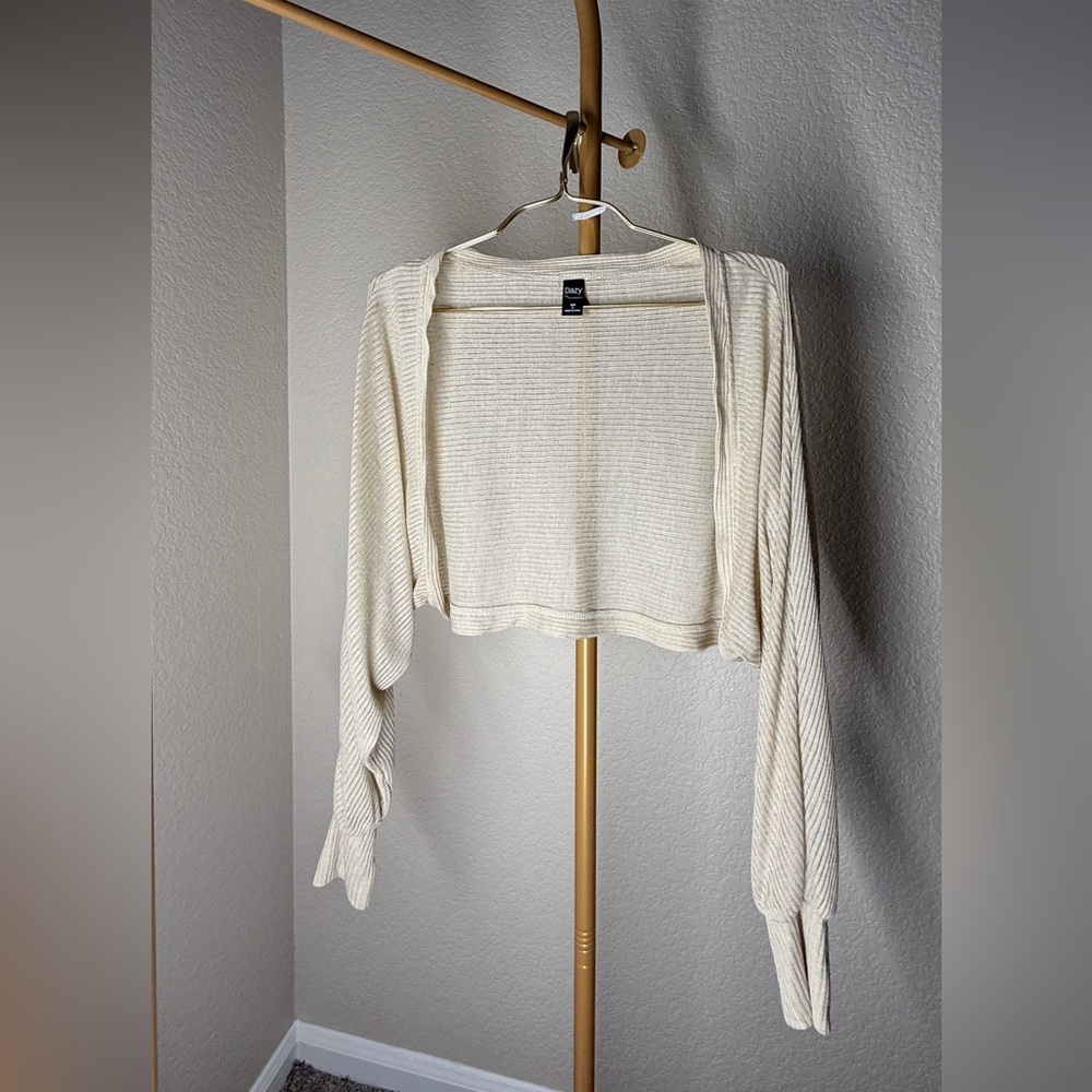 Stylish Cream Knit Cardigan